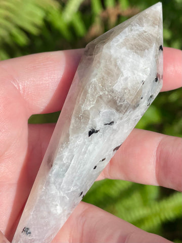 Rainbow Moonstone Crystal Healing Wand - Morganna’s Treasures 