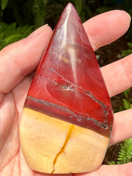 Beautiful Mookaite Jasper Flame