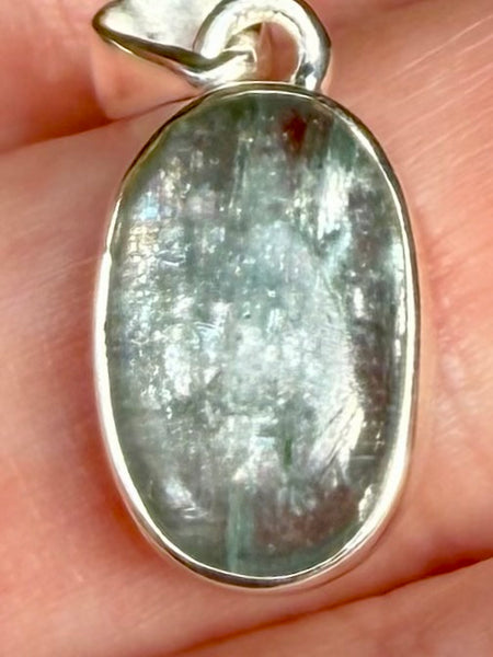 Aqua Kyanite Pendant