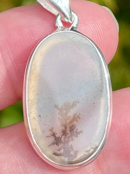 Scenic Dendritic Agate (Shazar Stone) Pendant - Morganna’s Treasures 