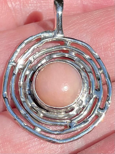 Peruvian Pink Opal Pendant - Morganna’s Treasures 