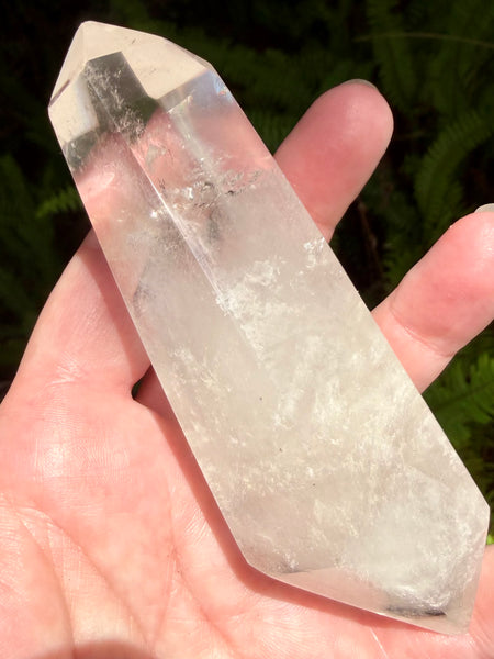Double-Terminated Clear Quartz Wand - Morganna’s Treasures