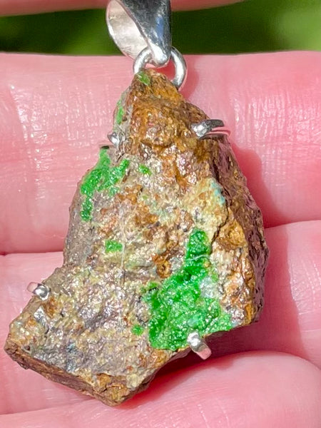 Rough Conichalcite Pendant - Morganna’s Treasures