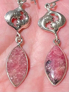 Rhodonite Fish Earrings