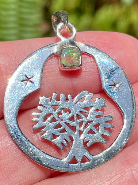 Ethiopian Opal Tree of Life Pendant - Morganna’s Treasures