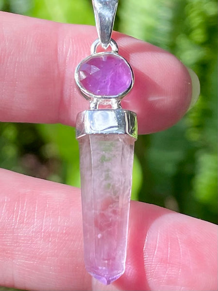 Rare Vera Cruz Amethyst and Amethyst Pendant - Morganna’s Treasures 