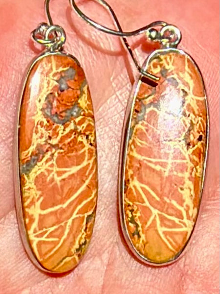 Beautiful Coffee Jasper Earrings
