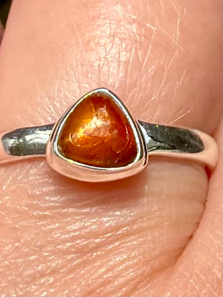 Orange Kyanite Ring Size 9
