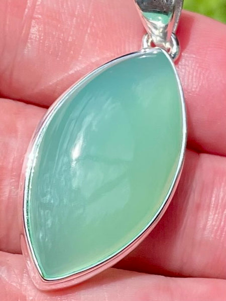 Aqua Chalcedony Pendant - Morganna’s Treasures 