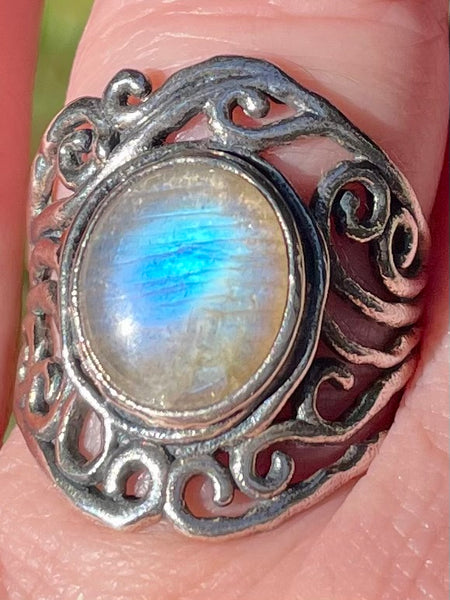 Stunning Labradorite Ring Size 7.5