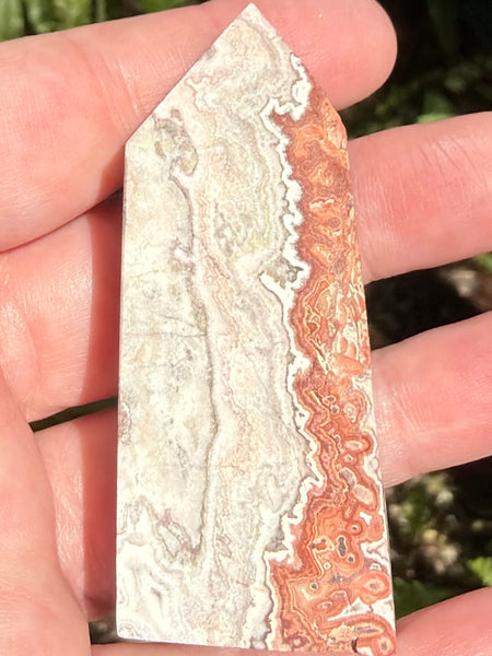 Crazy Lace Agate Obelisk