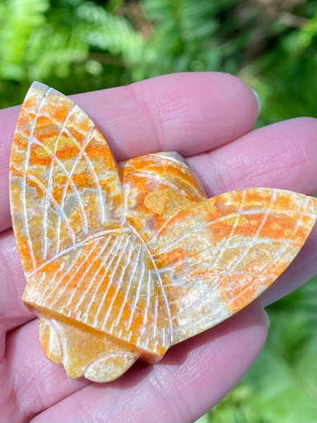 Hand Carved Bumblebee Jasper Bee - Morganna’s Treasures