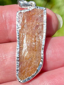 Rough Orange Kyanite Pendant - Morganna’s Treasures 