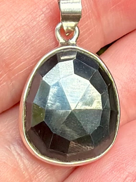 Faceted Hematite Pendant