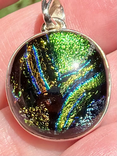 Dichroic Glass Pendant