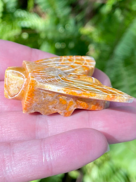 Hand Carved Bumblebee Jasper Bee - Morganna’s Treasures