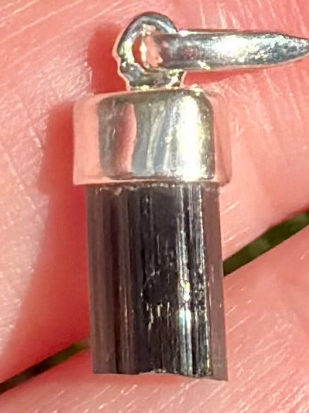 Small Black Tourmaline Pendant - Morganna’s Treasures