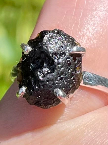 Saffordite Tektite Ring Size 7 - Morganna’s Treasures 