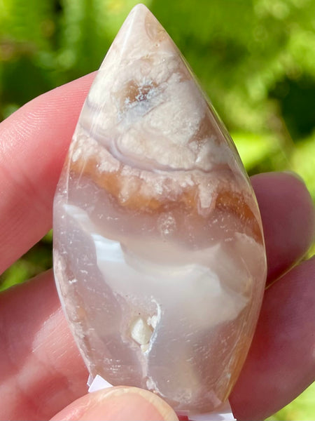 Small Flower Agate Flame - Morganna’s Treasures 