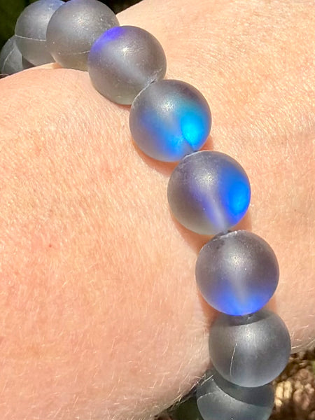 Iridescent Crystal Bracelet -Dark - Morganna’s Treasures