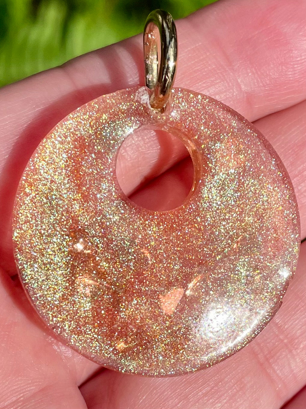 Resin Shimmer Pendant - Morganna’s Treasures 