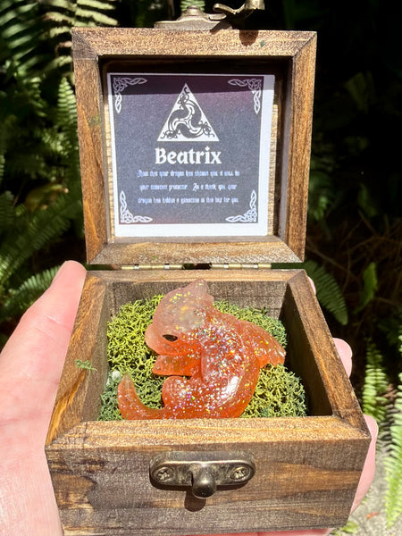 "Beatrix” Resin Dragon