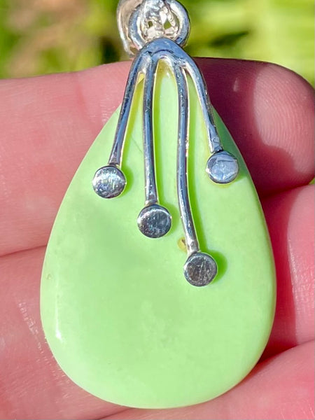 Citron Chrysoprase Pendant - Morganna’s Treasures