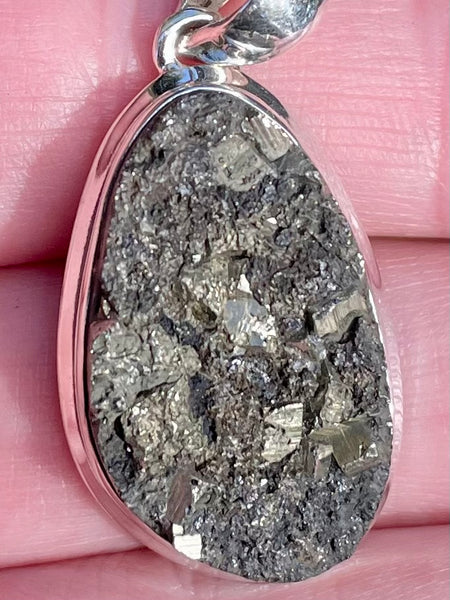 Pyrite in Basalt Pendant