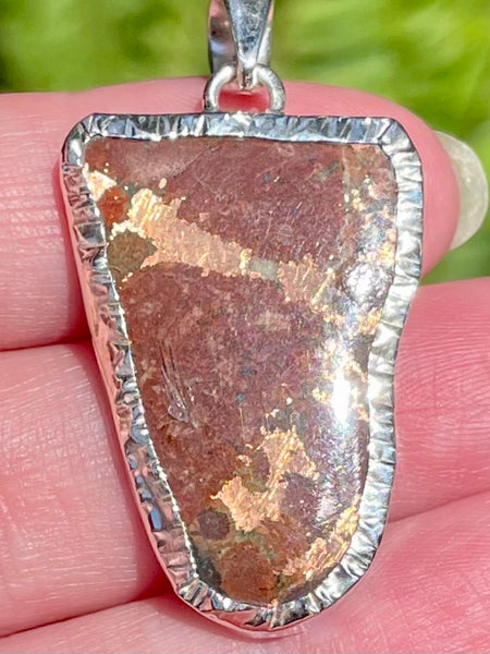 Copper Agate Slice Pendant - Morganna’s Treasures 