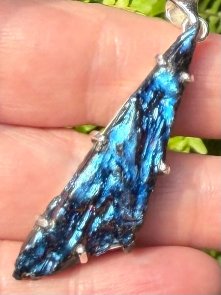 Rainbow Aura Kyanite Pendant - Morganna’s Treasures