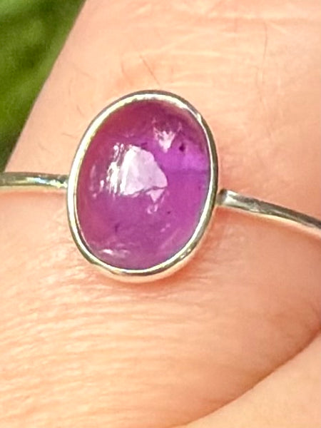 Purple Amethyst Ring Size 6.5 - Morganna’s Treasures
