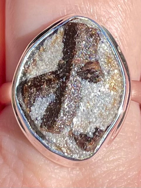 Staurolite (Fairy Cross) Ring Size 9 - Morganna’s Treasures