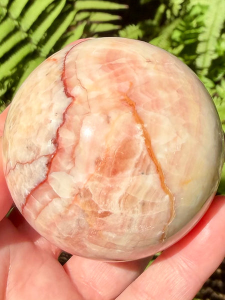 Beautiful Red Calcite Sphere