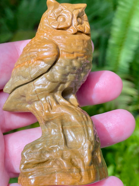 Yellow Jasper Owl - Morganna’s Treasures