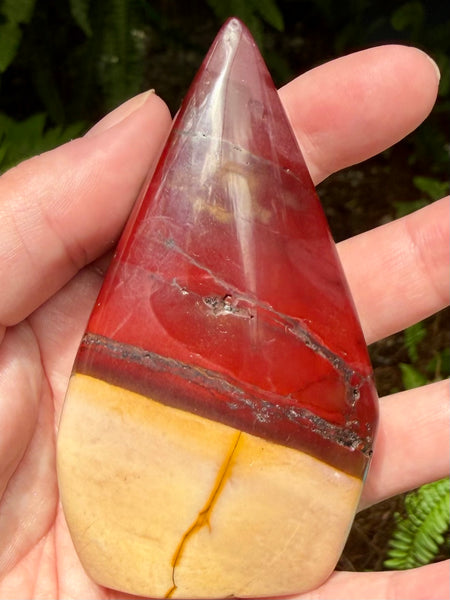 Beautiful Mookaite Jasper Flame