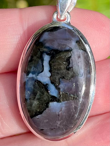 Indigo Gabbro Pendant - Morganna’s Treasures