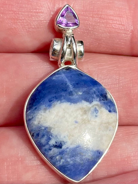 Sodalite and Amethyst Pendant - Morganna’s Treasures