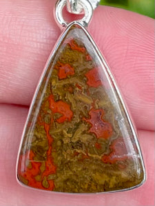 Red Seam Agate Pendant - Morganna’s Treasures 