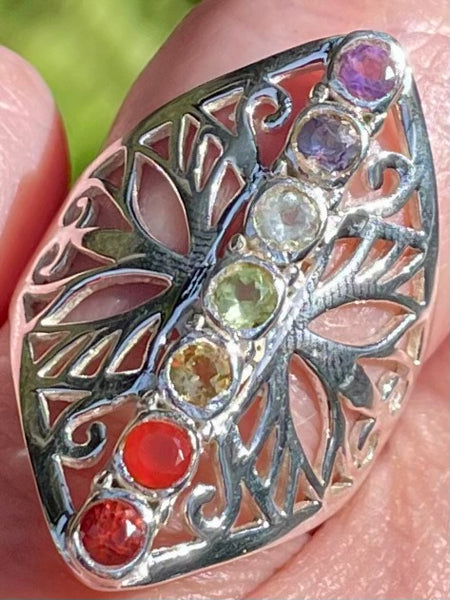 Gorgeous Chakra Alignment Ring Size 8.5 - Morganna’s Treasures 