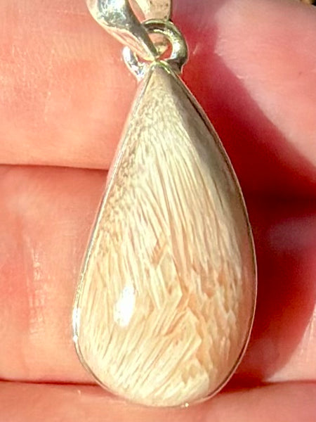 Orange Scolecite Pendant - Morganna’s Treasures