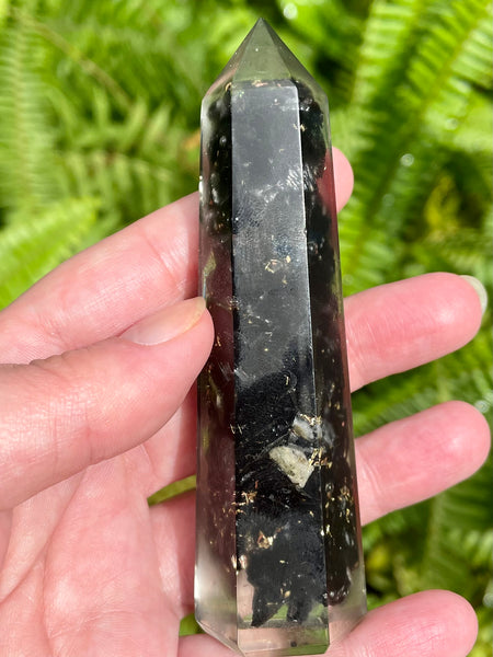 Black Tourmaline Orgonite Tower - Morganna’s Treasures 