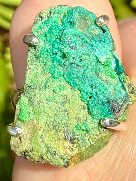 Rough Conichalcite Ring Size 7.5 - Morganna’s Treasures