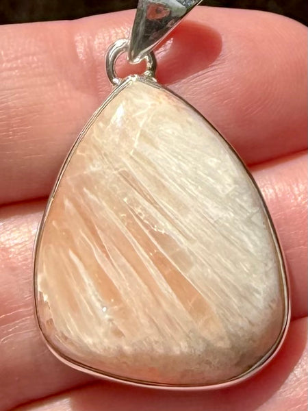 Orange Scolecite Pendant - Morganna’s Treasures