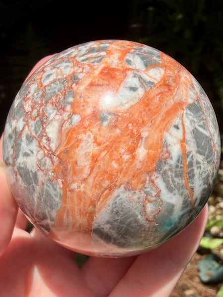 Spider Web Jasper Sphere