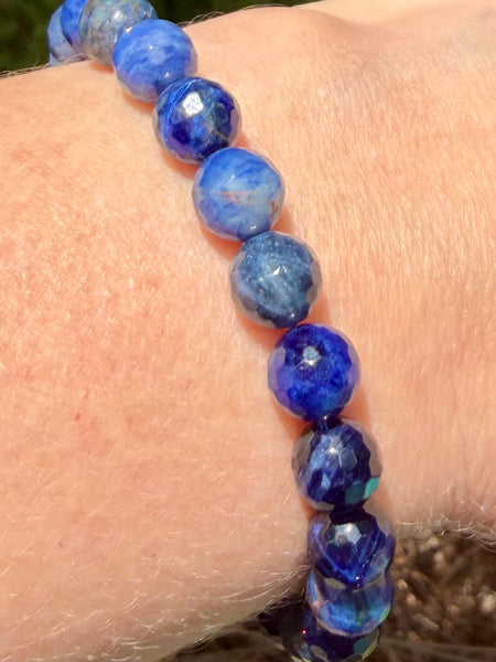 Adjustable Faceted Sodalite Bracelet - Morganna’s Treasures