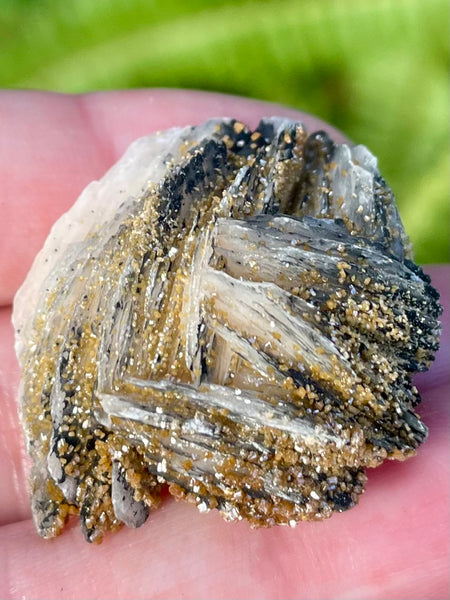 Vanadinite on Barite Crystal Cluster - Morganna’s Treasures 