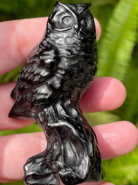 Black Obsidian Owl - Morganna’s Treasures