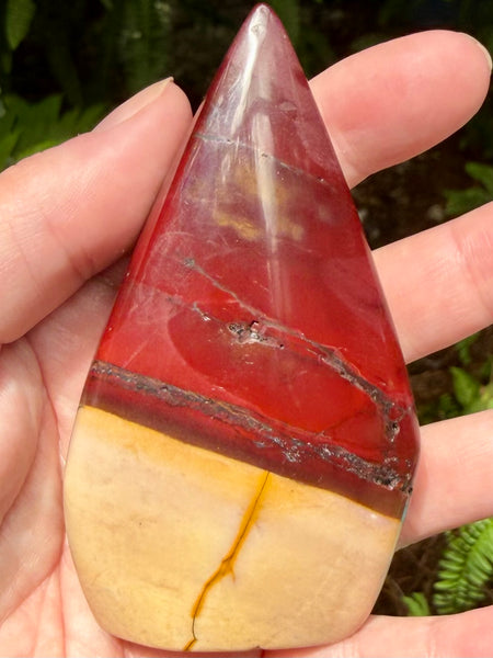 Beautiful Mookaite Jasper Flame