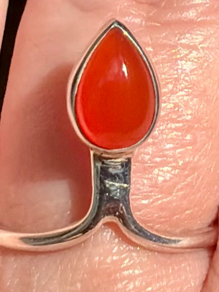 Beautiful Carnelian Ring Size 7.5