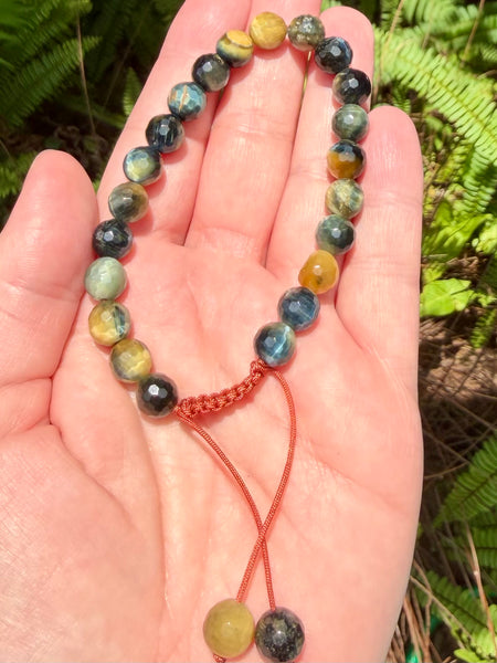 Adjustable Faceted Pietersite Bracelets - Morganna’s Treasures